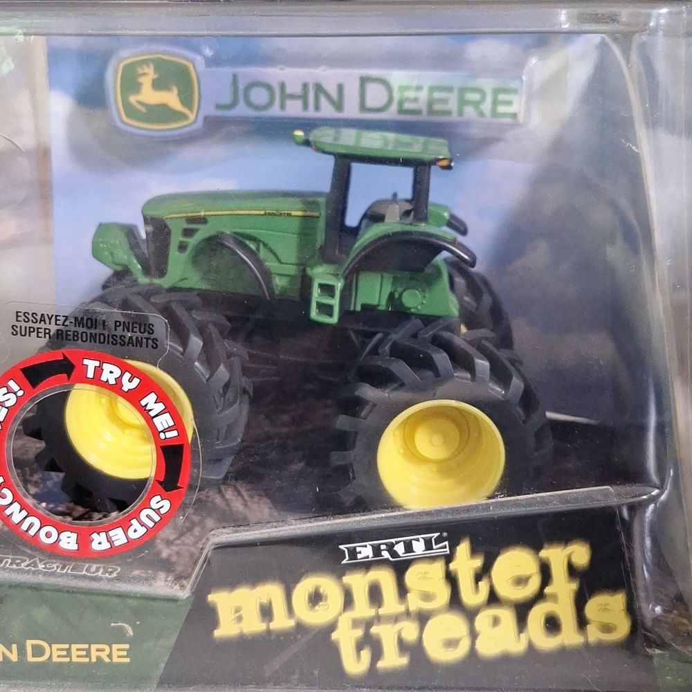 Collector Item Ertle Monster Treads John Deere Tractor New Unopened Package